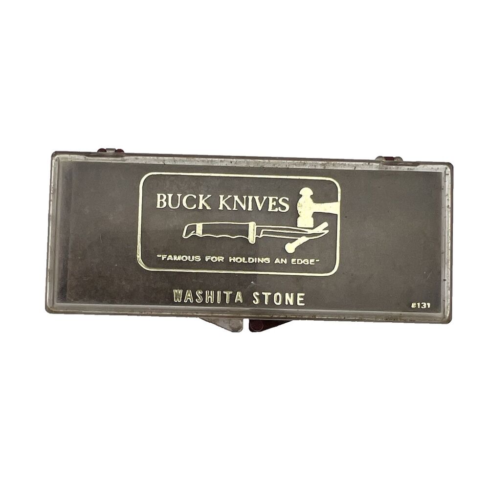 Buck Knives Washita Stone #131 Famous For Holding An Edge Sharpen Sharpening
